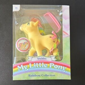 My Little Pony Trickles - Yellow with Rainbow Mane and Pink Comb